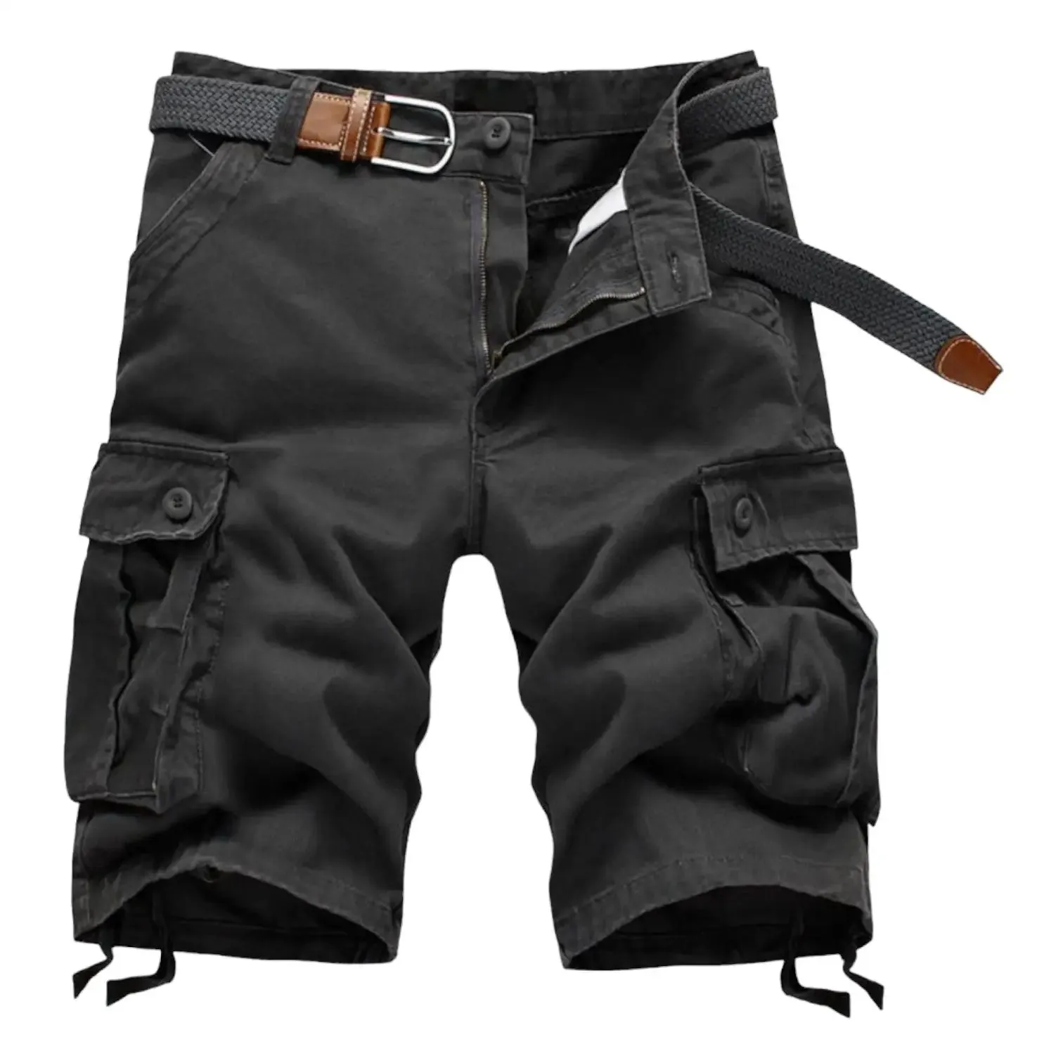 SHORT MILITAIRE AVEC POCHES PRATIQUES