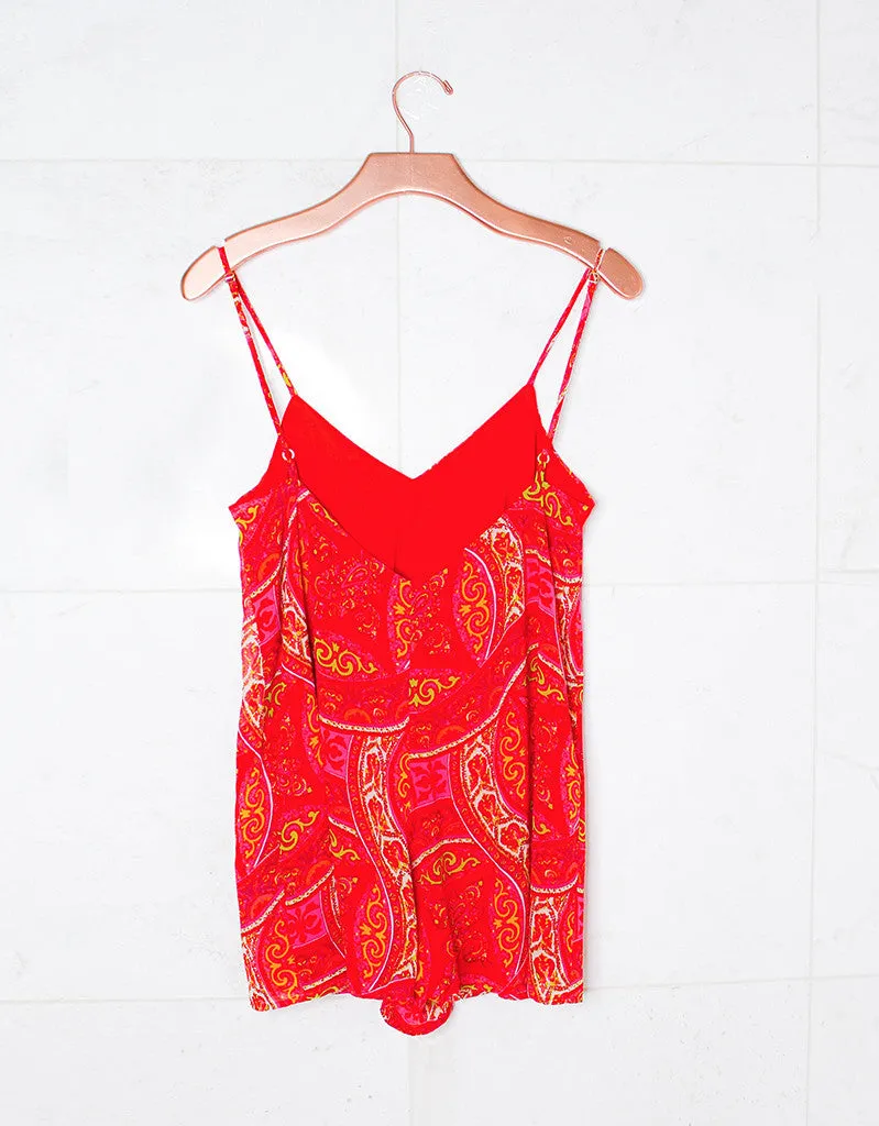 Show Me Your Mumu Rascal Romper in Pink Colada