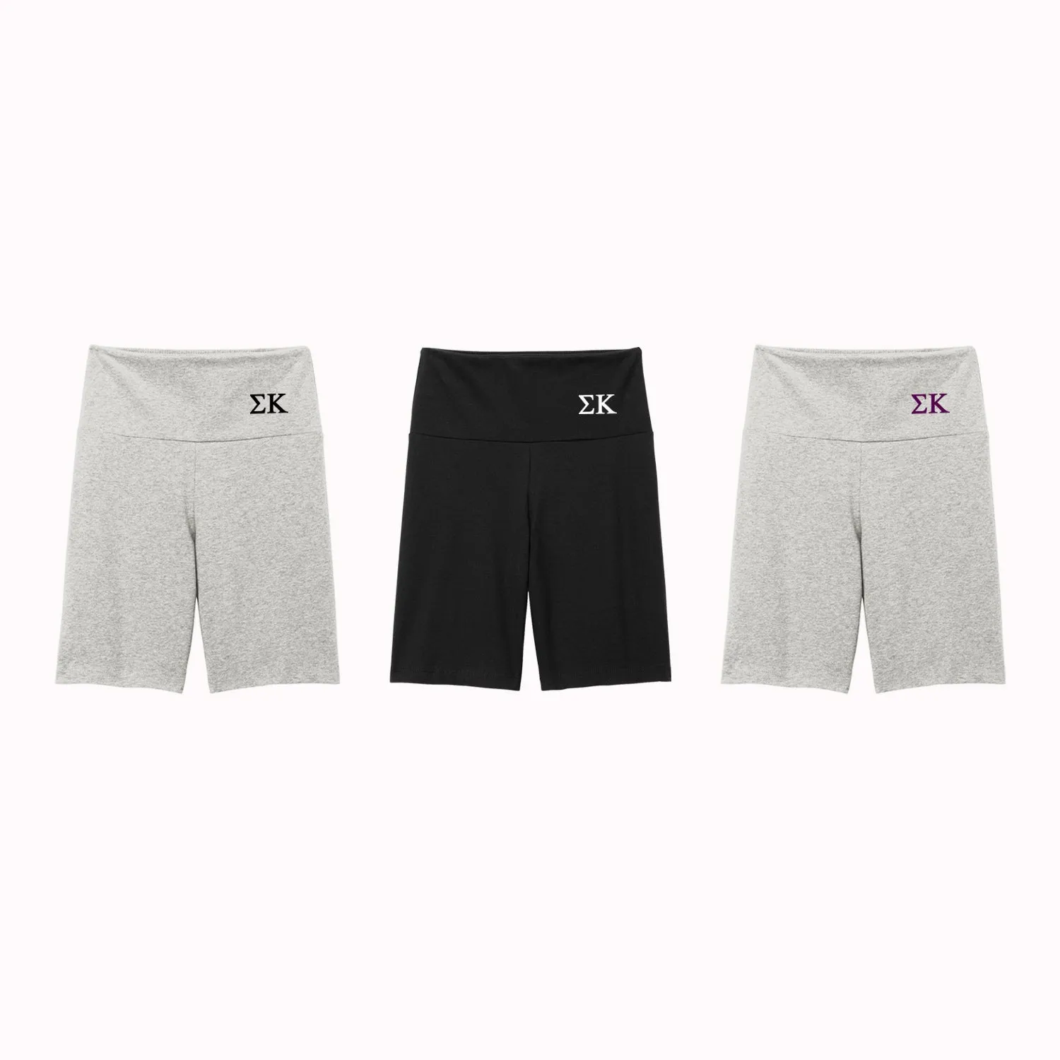 Sigma Kappa Waist Bike Shorts