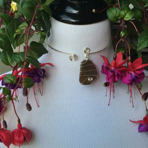 Silver Wire Boho Choker