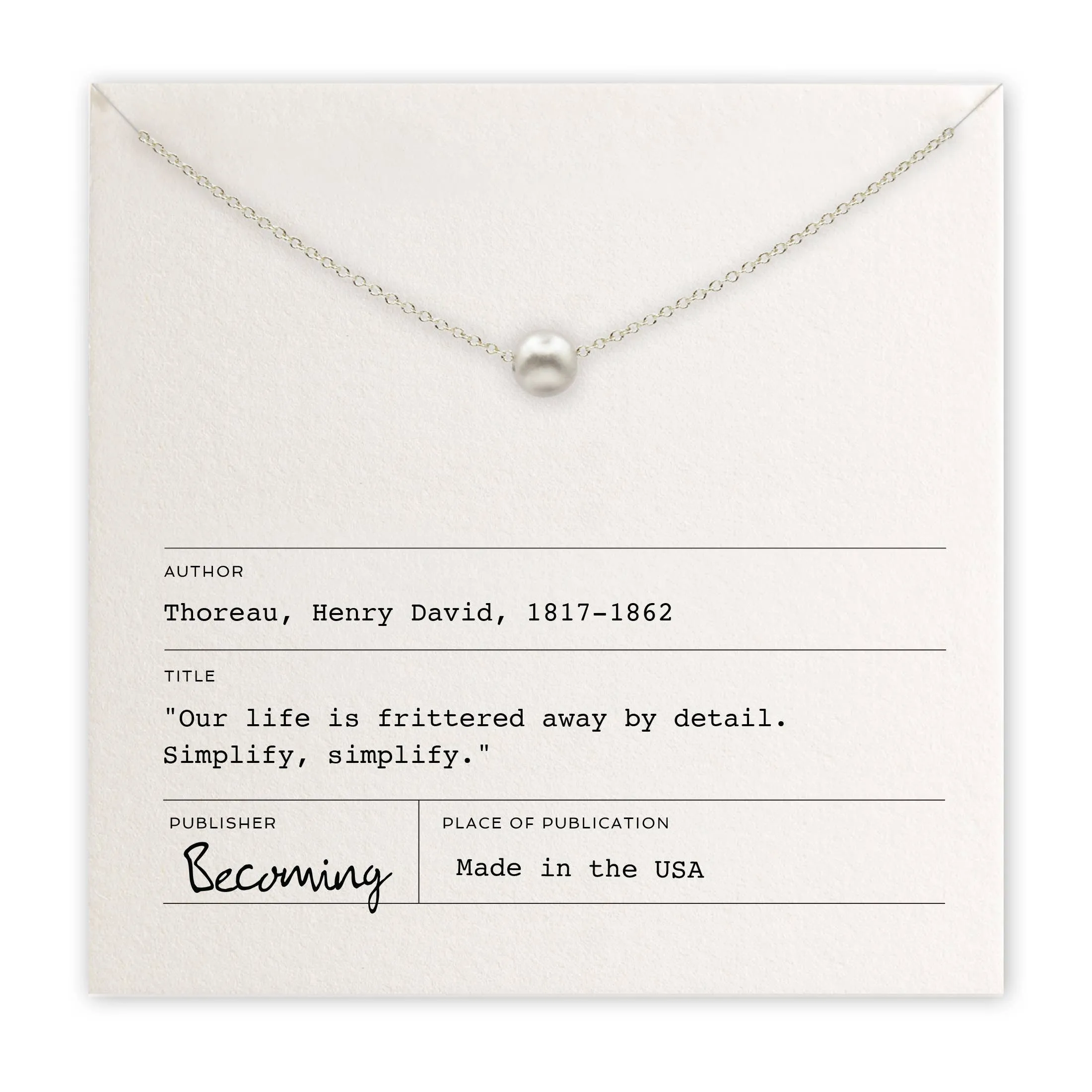 Simplify Necklace