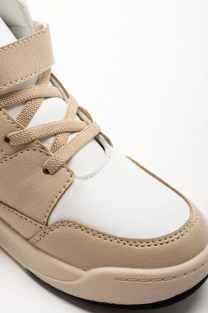 Skate High Top Sneakers Natural