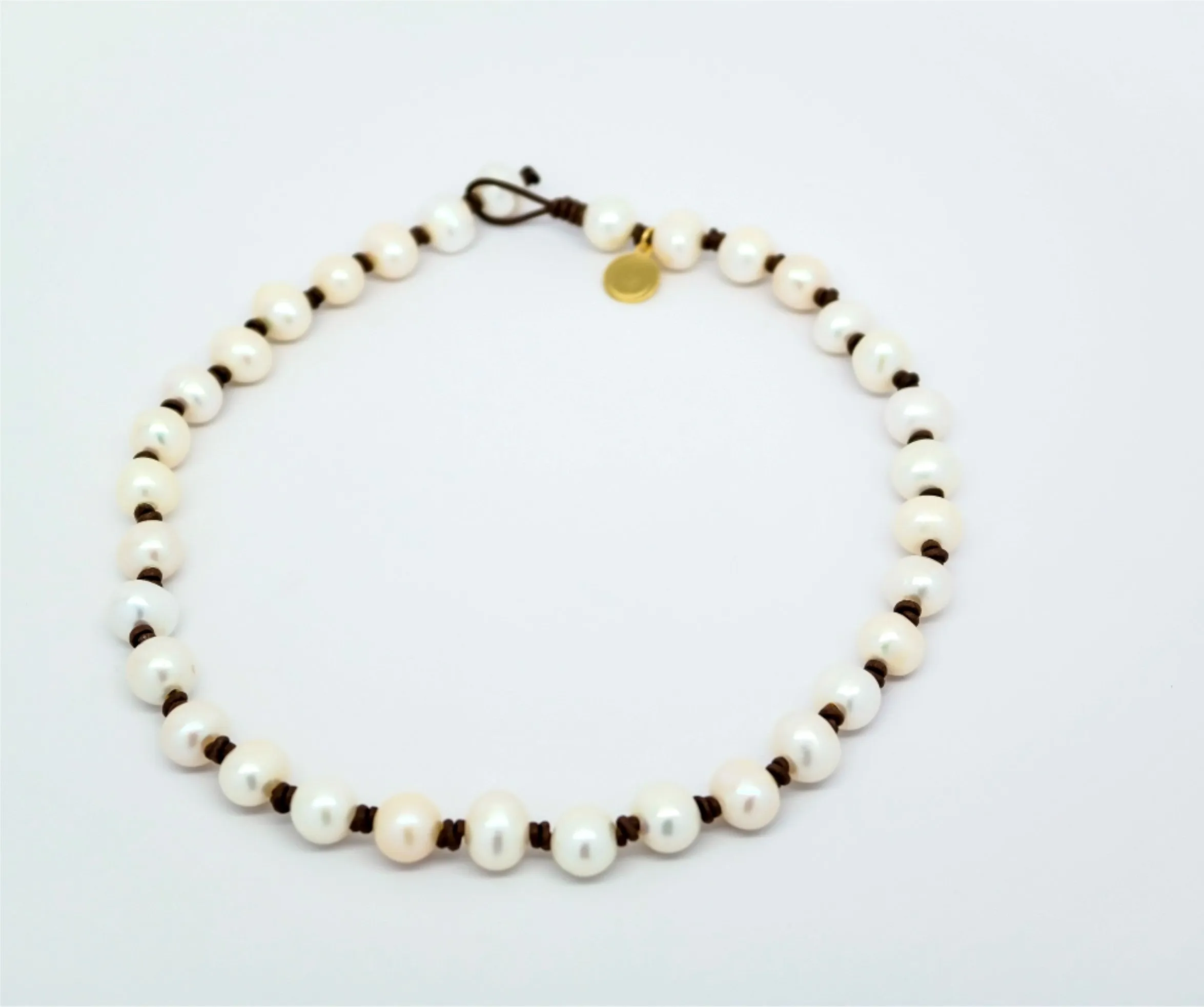 Small Freshwater Round Pearls Choker