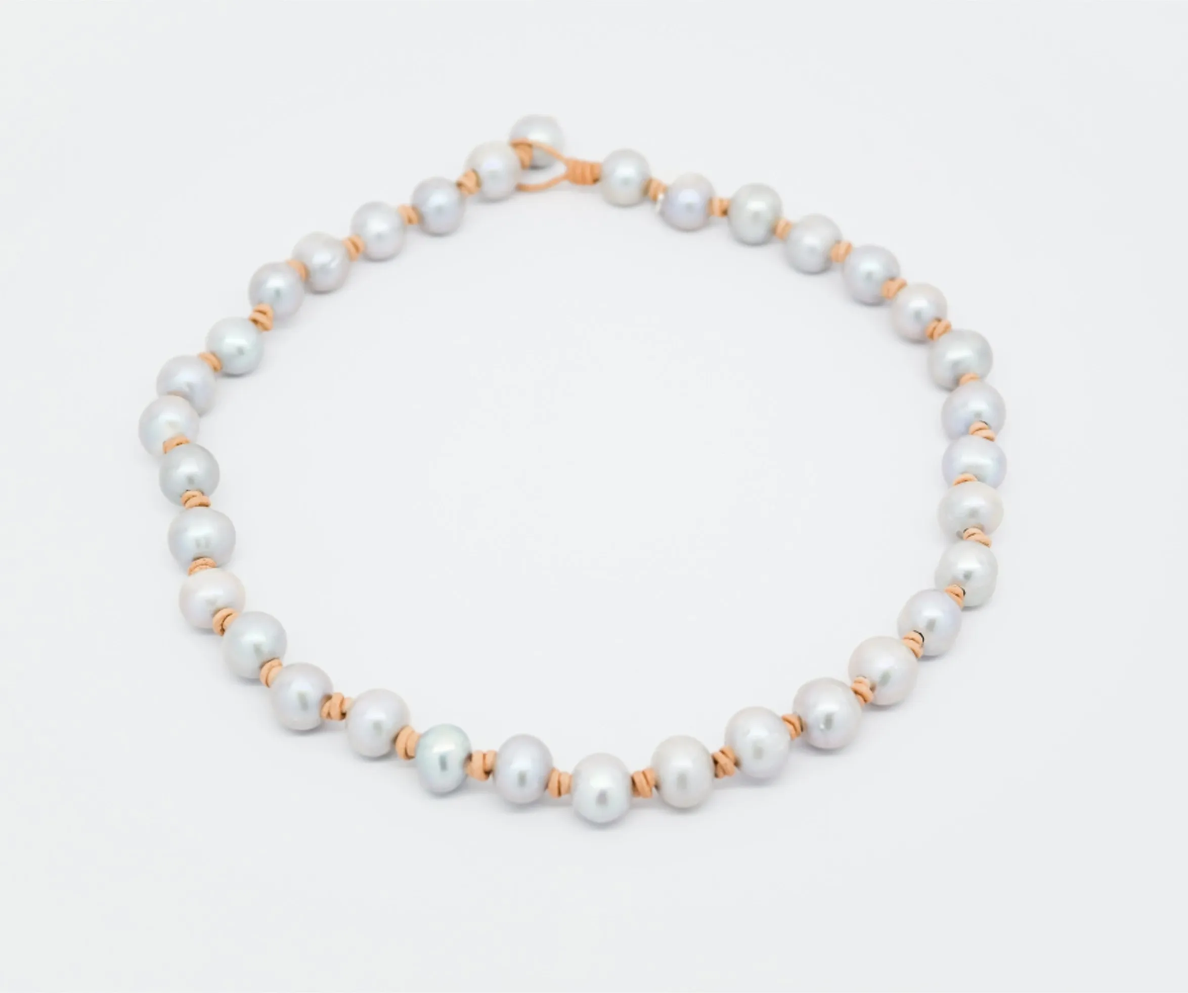 Small Freshwater Round Pearls Choker