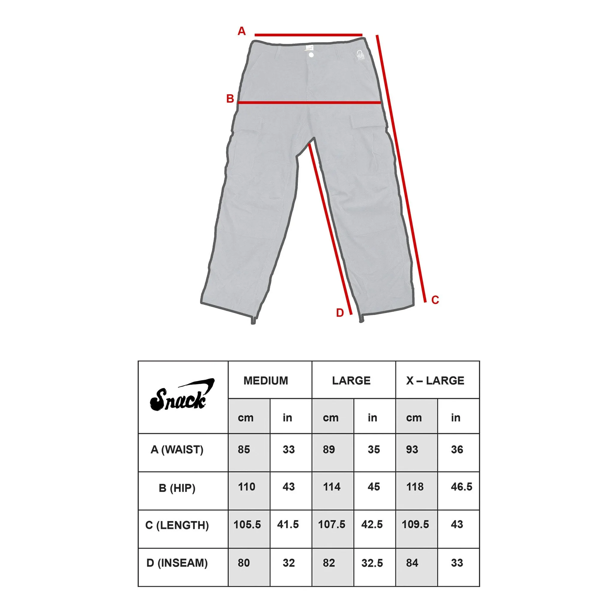 Snack Unlock Corduroy Cargo Pants - Slate