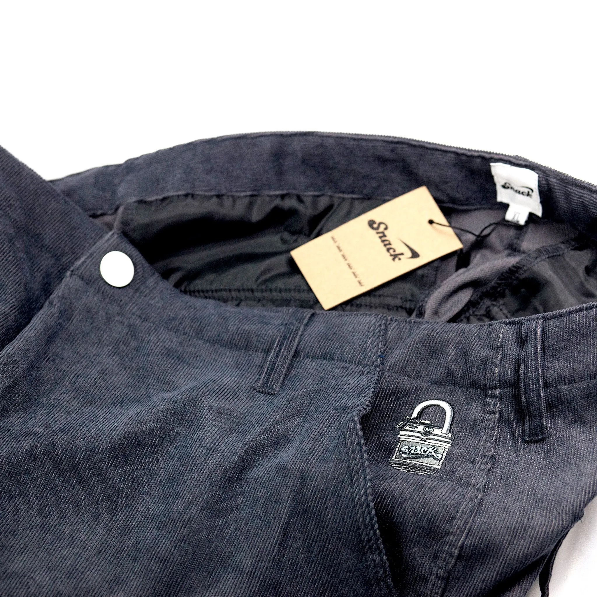 Snack Unlock Corduroy Cargo Pants - Slate