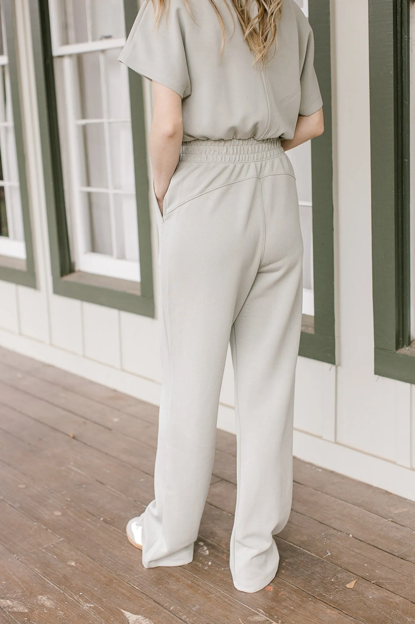 Soft Sage Jumpsuit