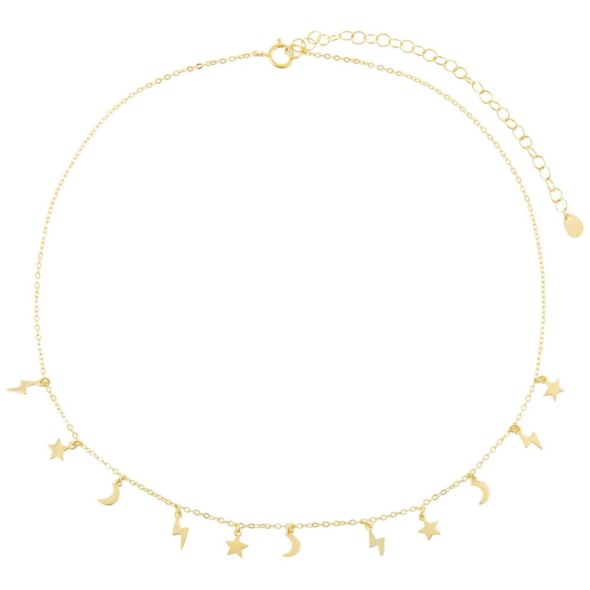 Solid Celestial Charms Choker