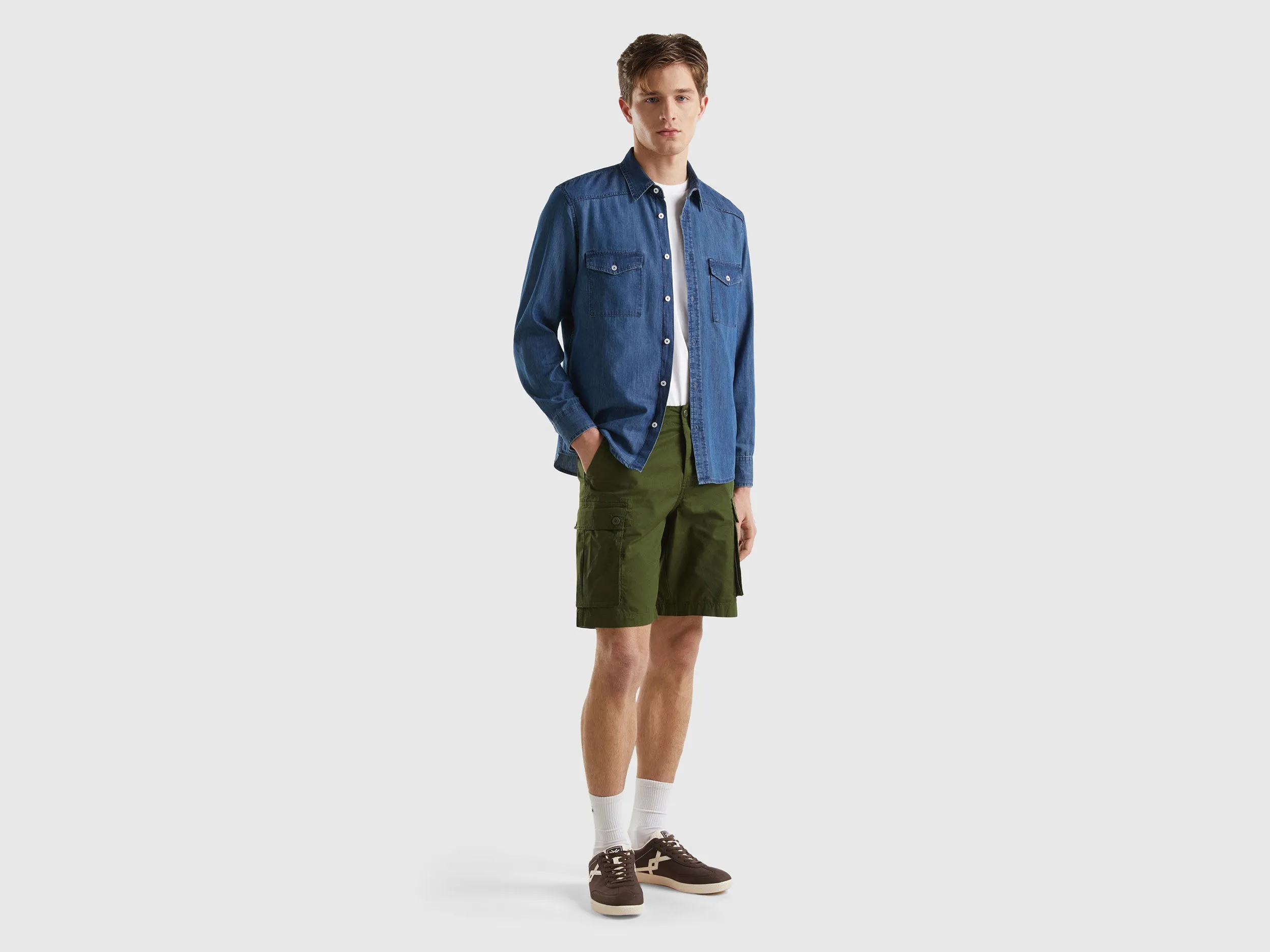 Solid Regular Fit Shorts