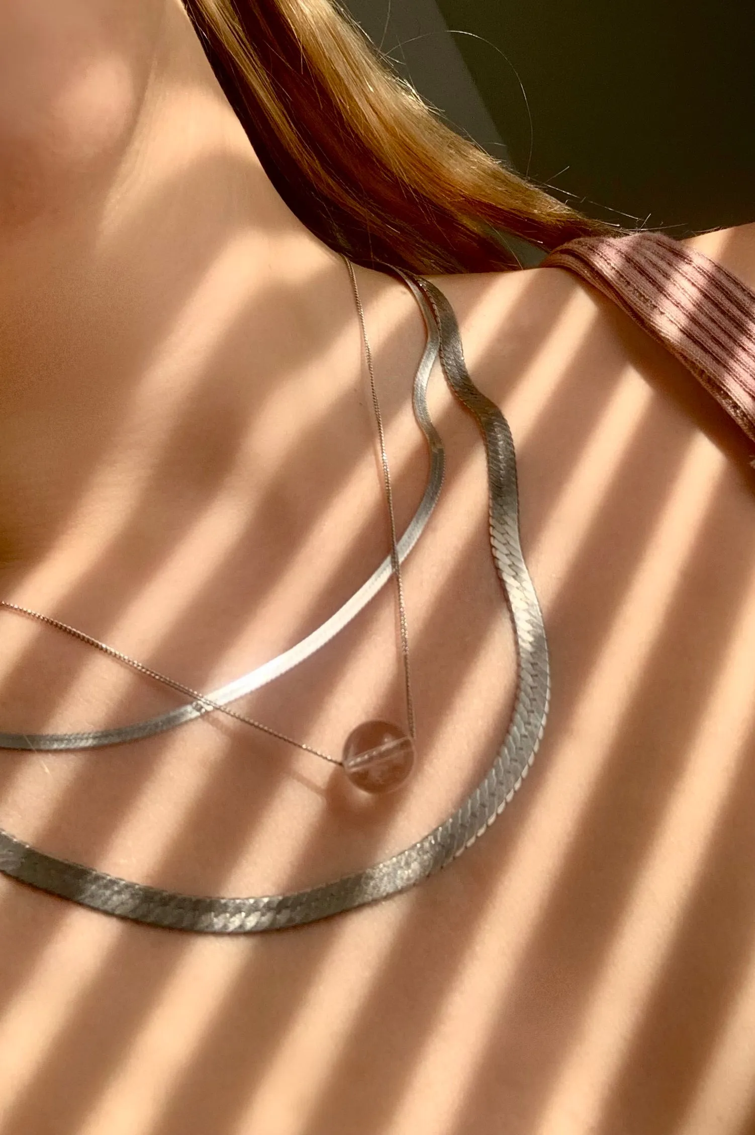 Sonya Crystal Ball Necklace