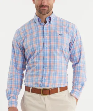 Southern Marsh Men's Grainger Performance Plaid Dress Shirt