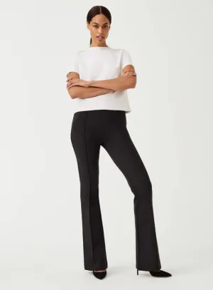 Spanx Hi-Rise Flare Pant; Charcoal Heather