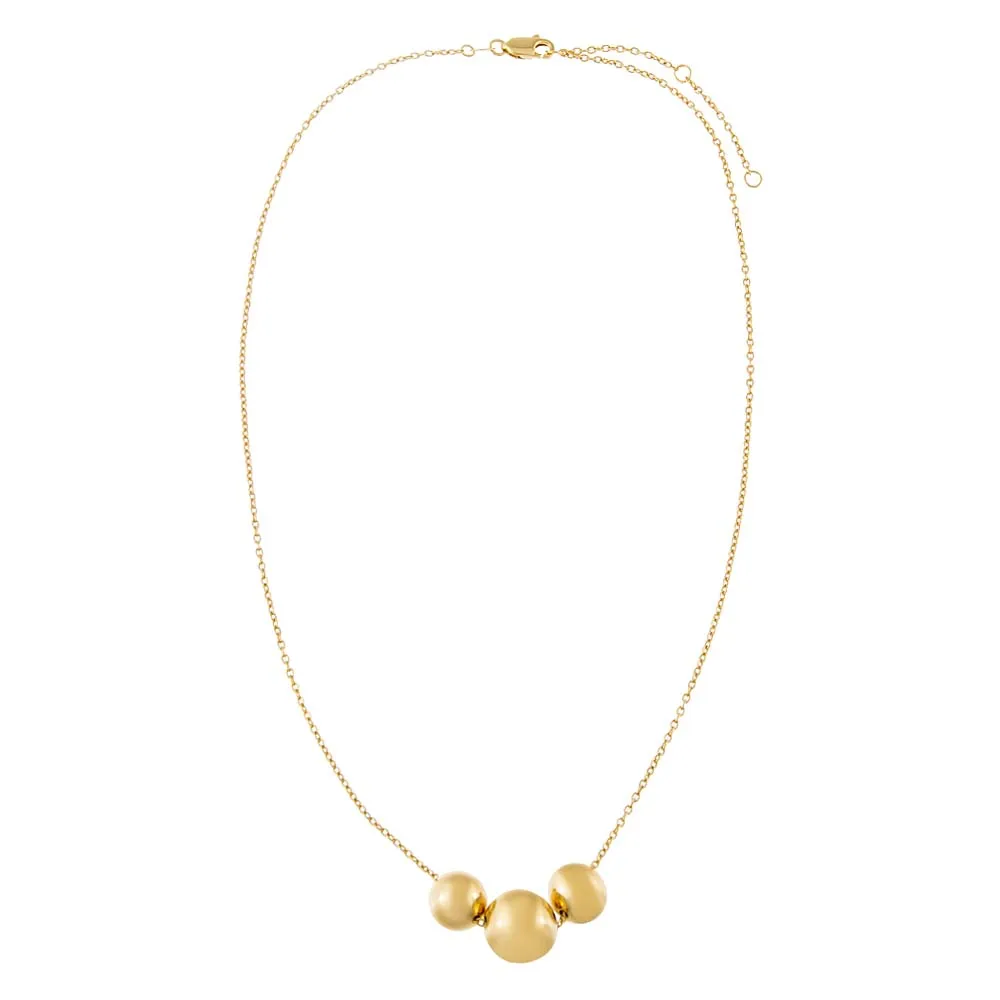 Sphere Necklace 14K