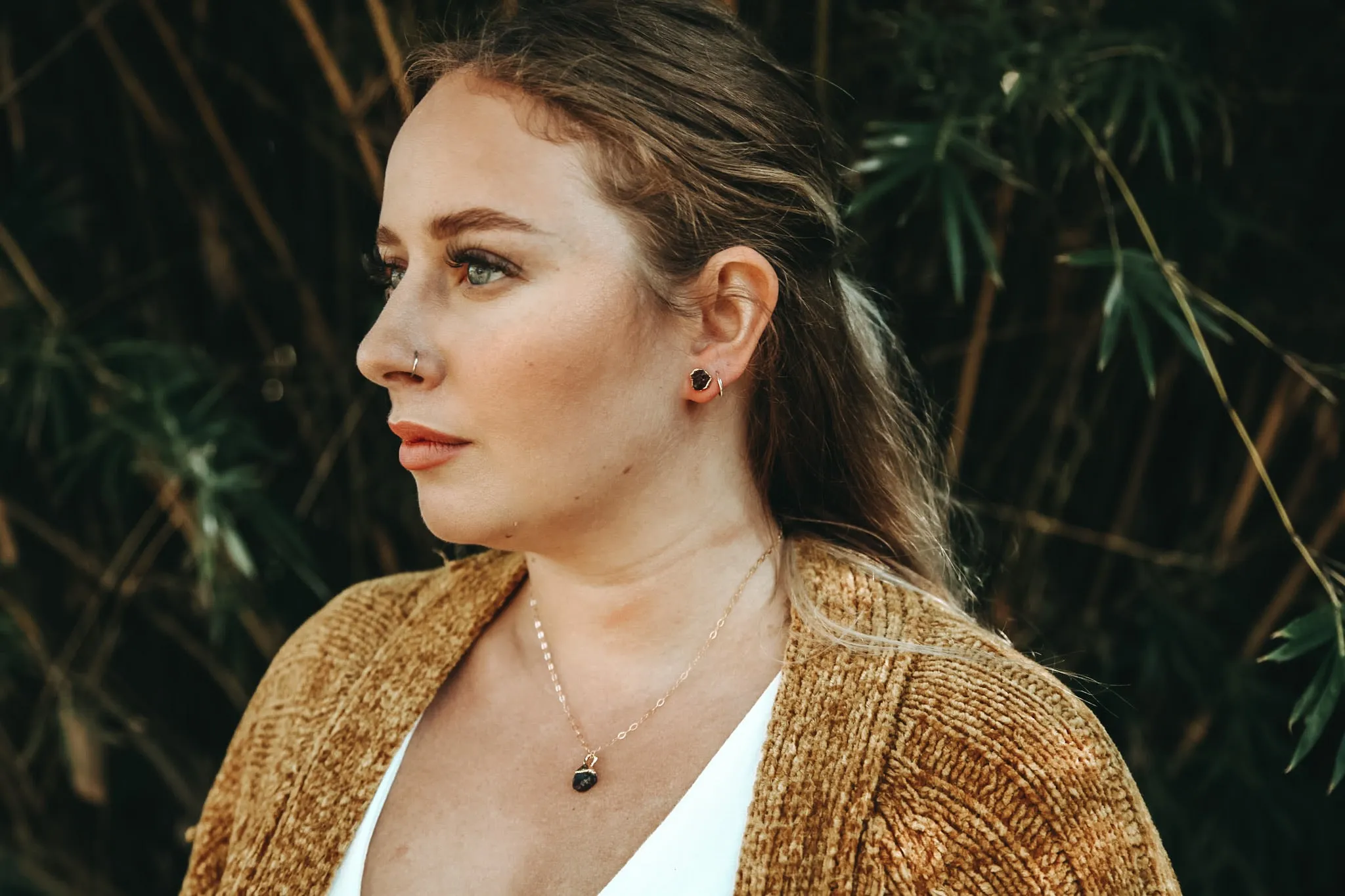 Spinel Drop Necklace