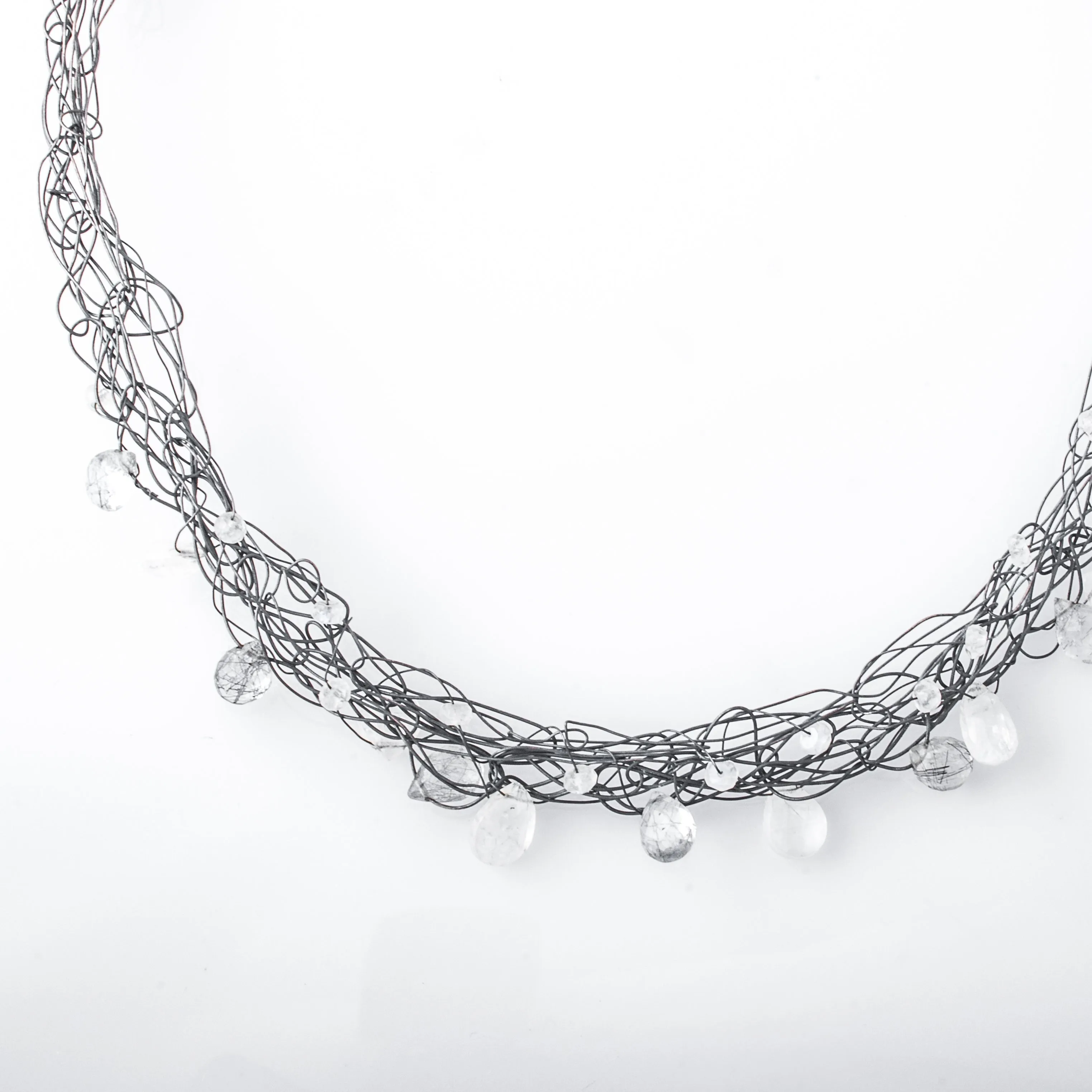 Spun Quartz Choker