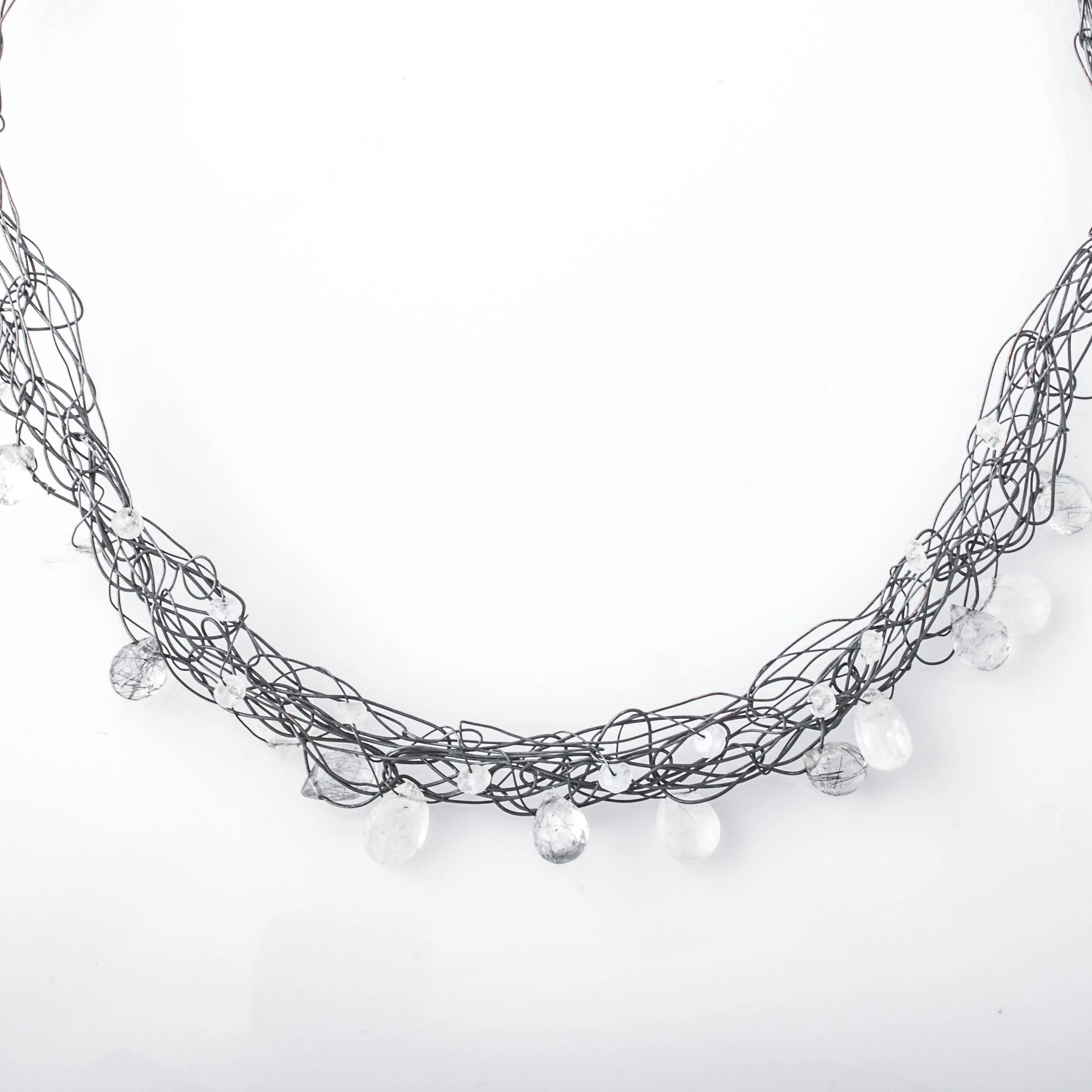 Spun Quartz Choker