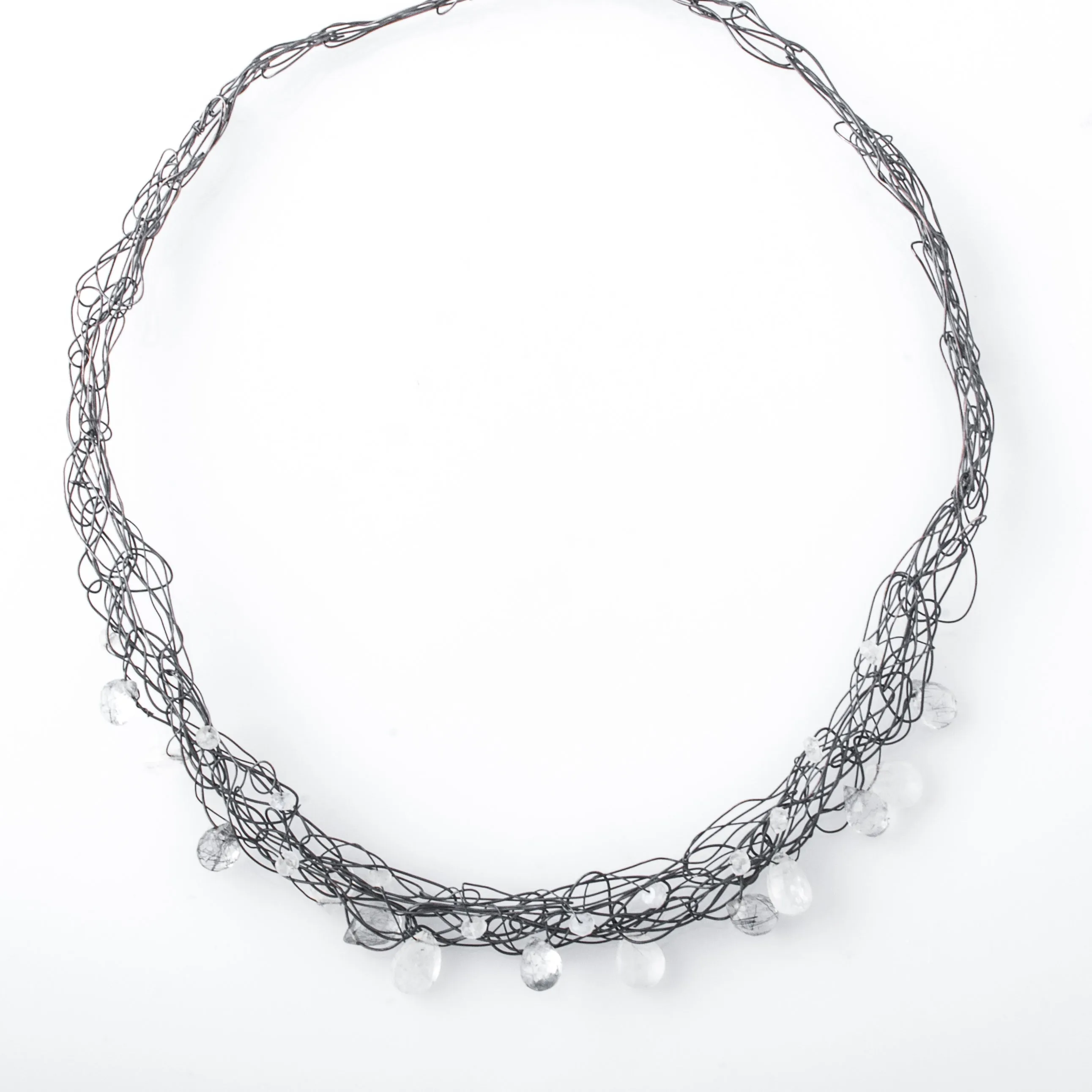 Spun Quartz Choker