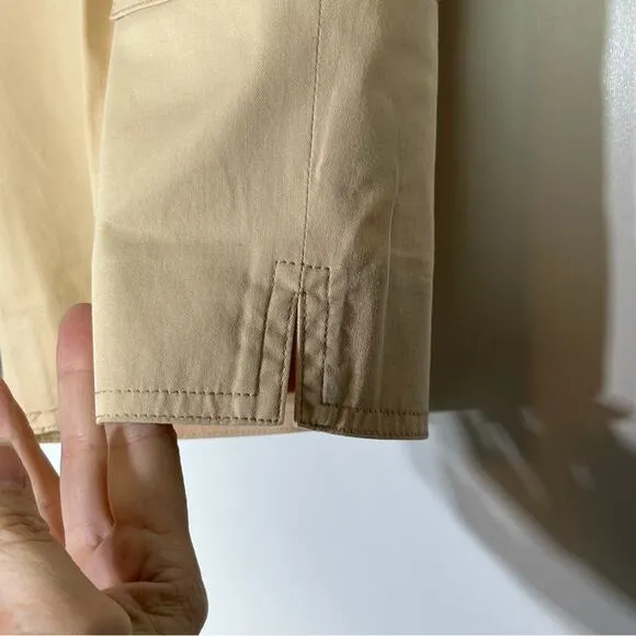St John Khaki Bermuda Cargo Shorts Size 10 EUC
