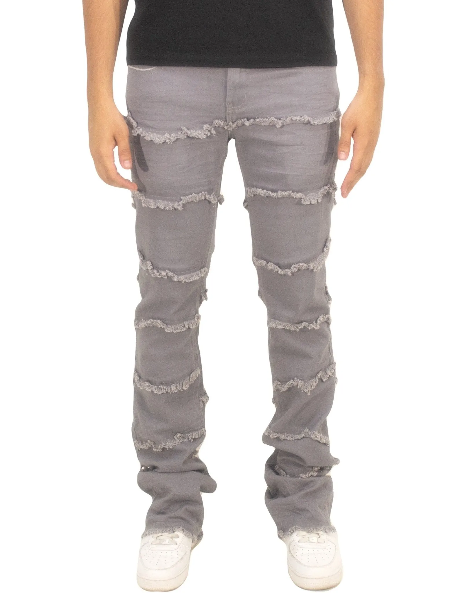 Stacked Twill Pants – Streetwear Fit with Modern Tapered Look
