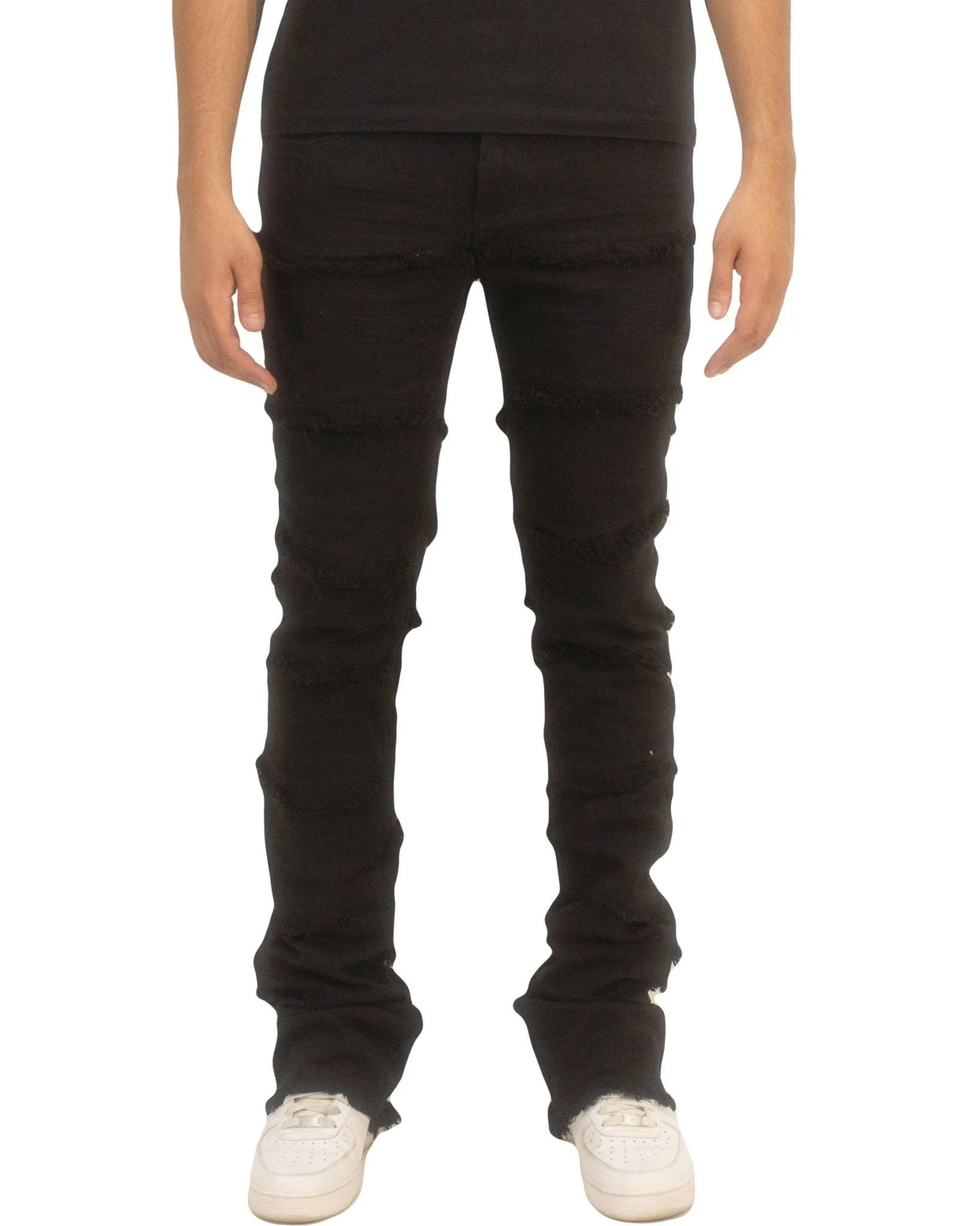 Stacked Twill Pants – Streetwear Fit with Modern Tapered Look