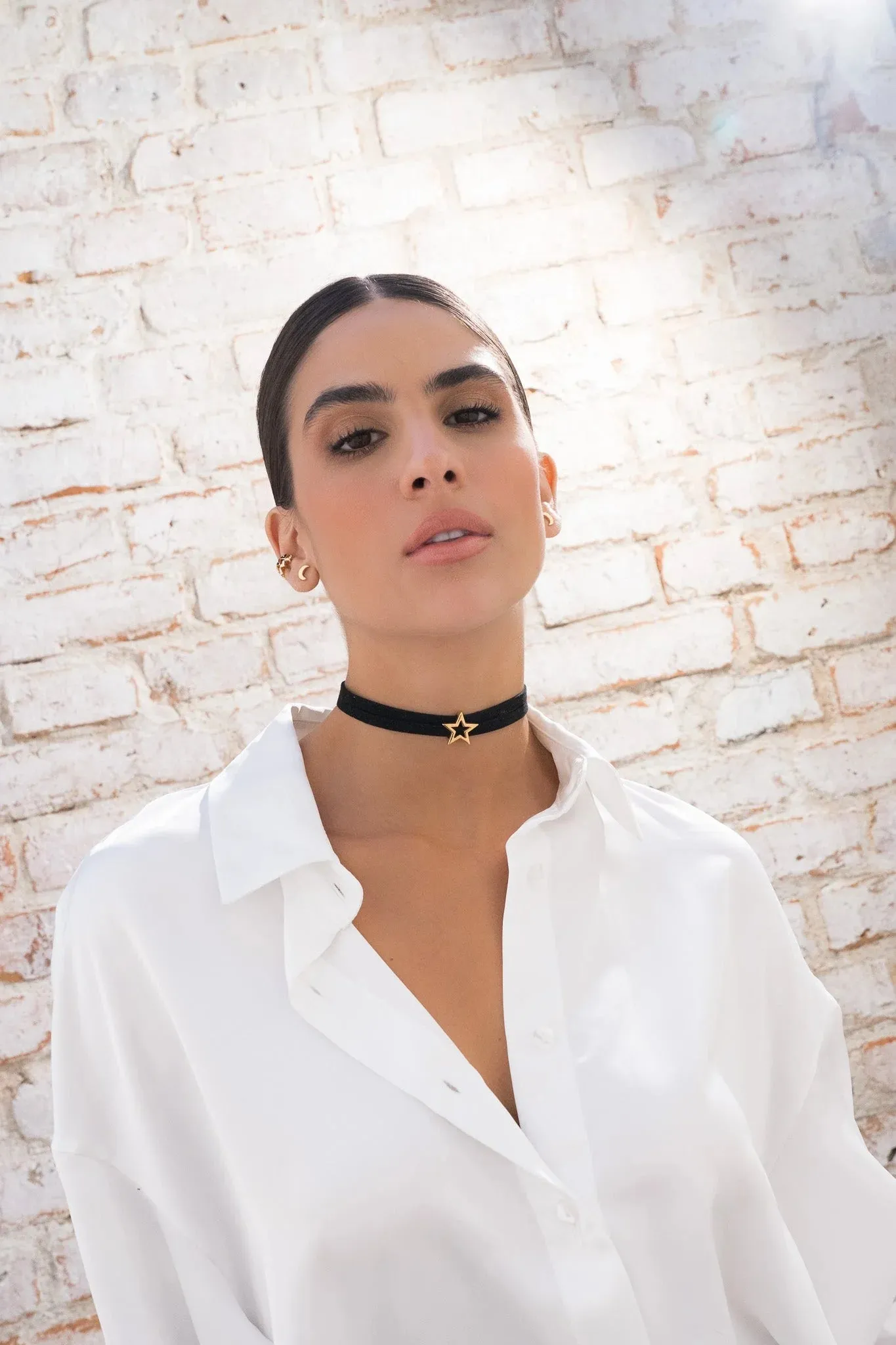 Star Leather Set   Earrings