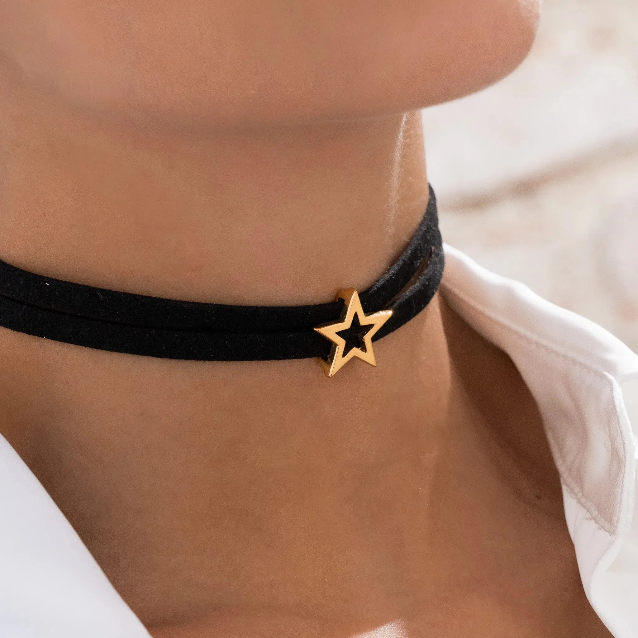Star Leather Set   Earrings