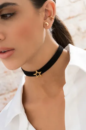 Star Leather Set   Earrings