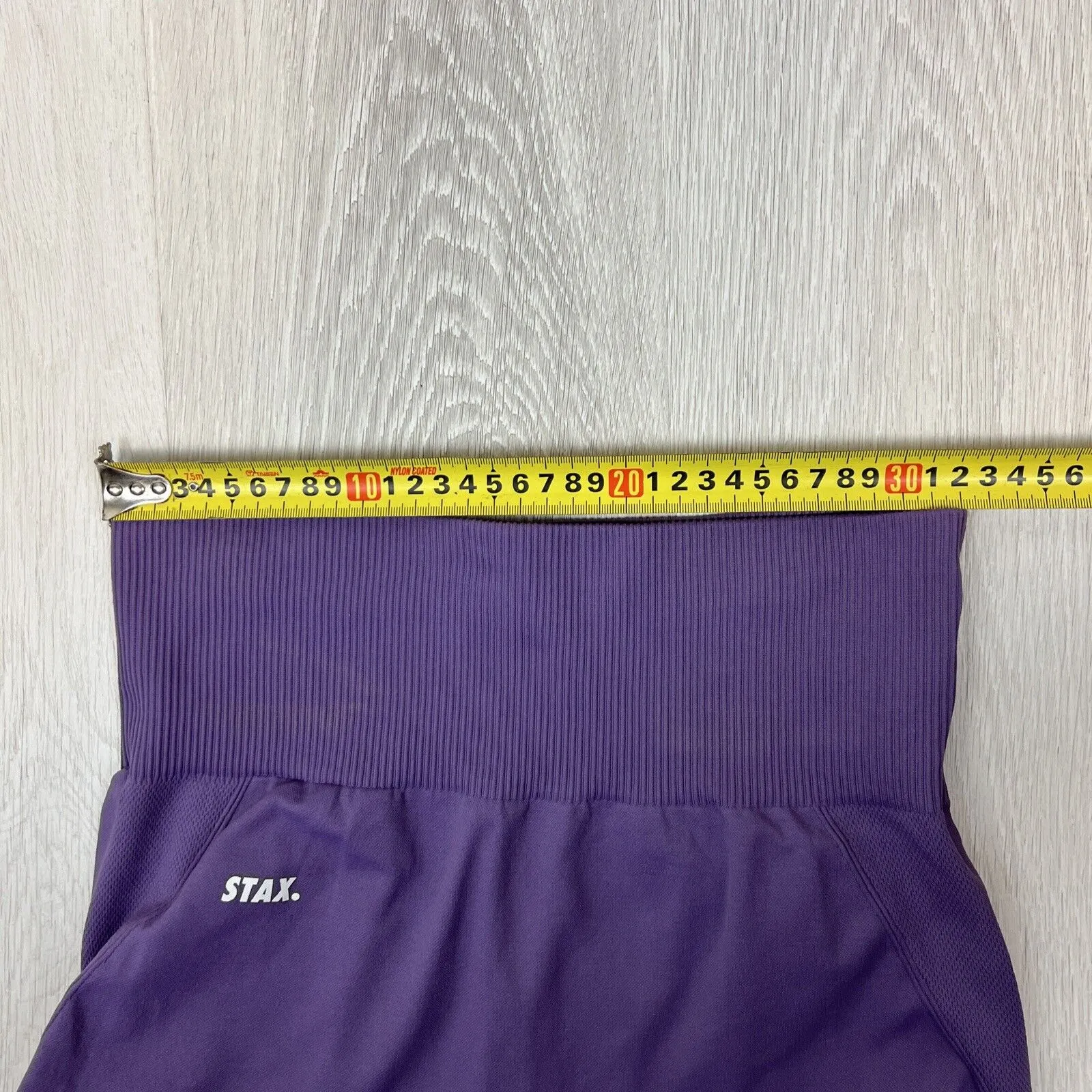 Stax Womens Purple Bike Shorts Size Medium