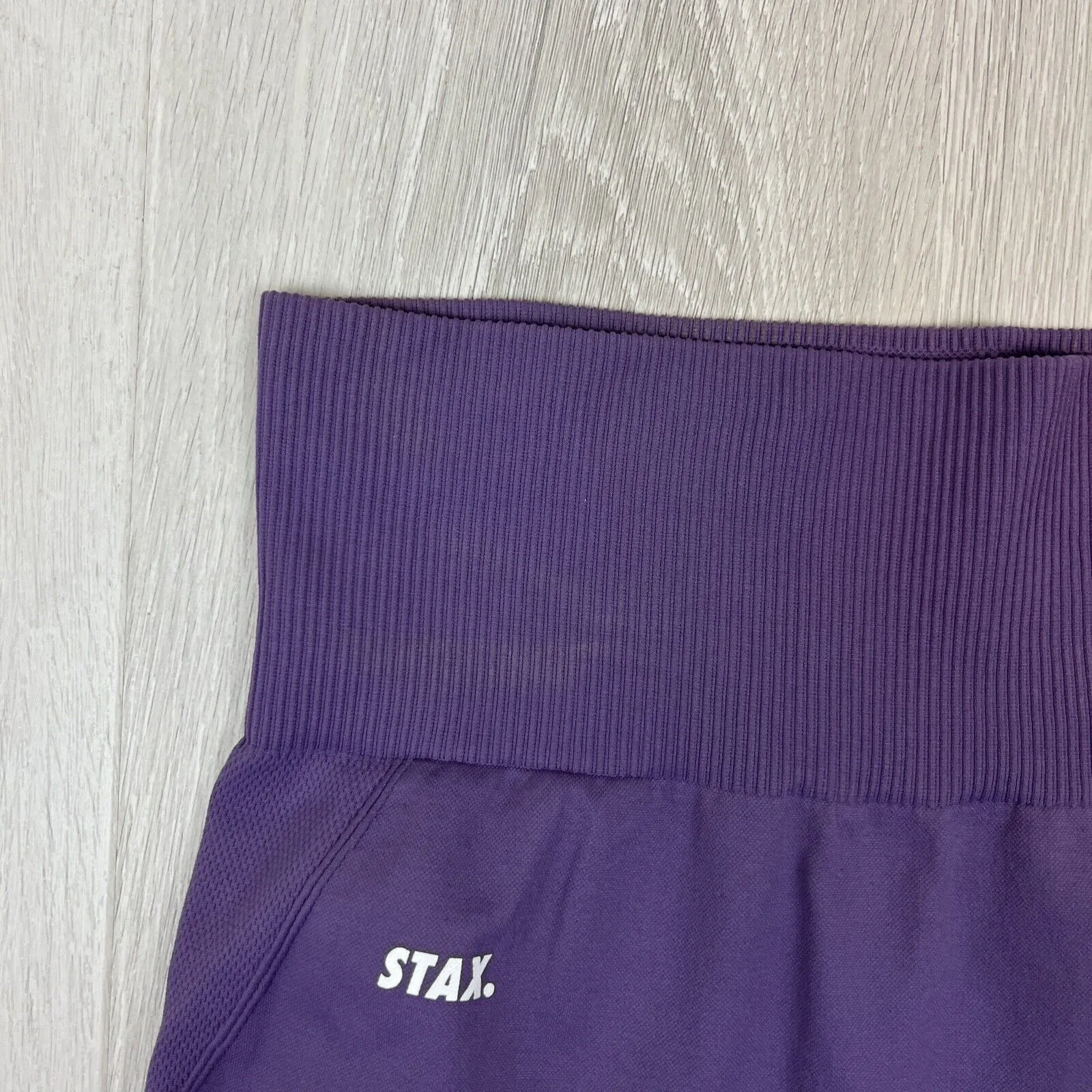 Stax Womens Purple Bike Shorts Size Medium
