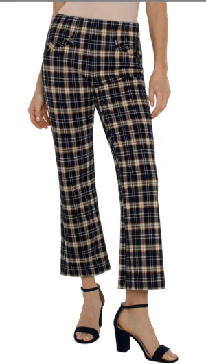 Stella 27" Plaid Pull-On Flare Pant