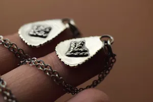 Sterling Silver Fern Spray Necklace