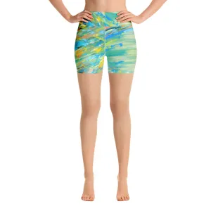 Stormy Seas Yoga Shorts
