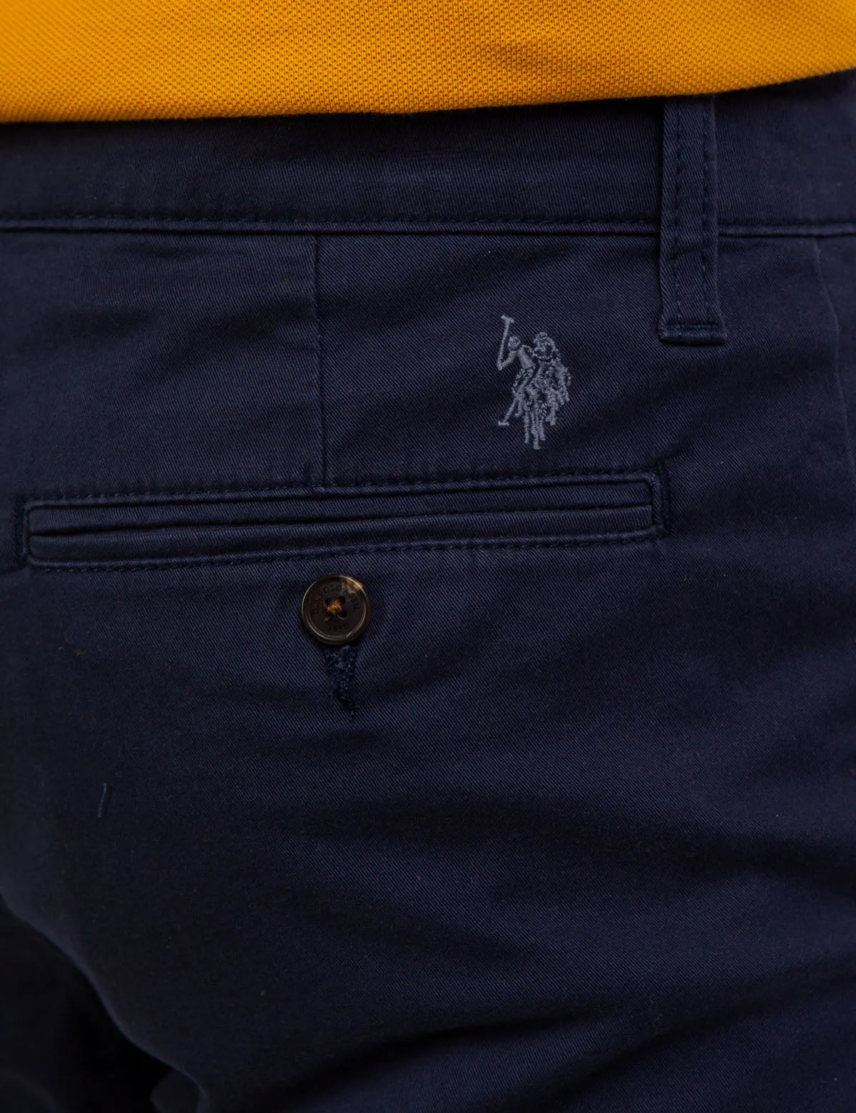 STRAIGHT TWILL CHINO PANTS