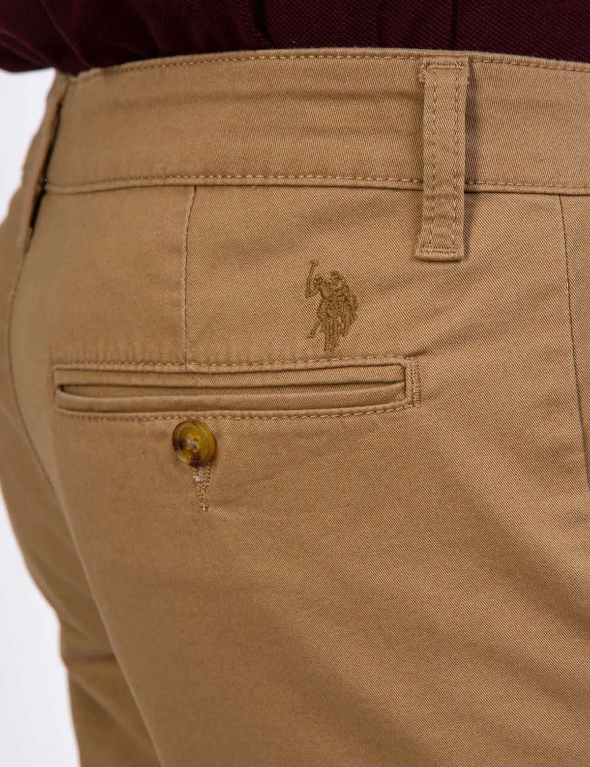 STRAIGHT TWILL CHINO PANTS