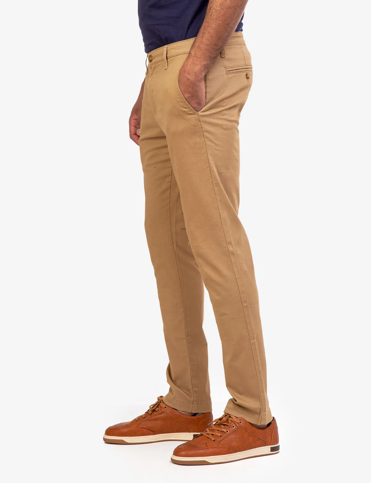 STRETCH SLIM CHINO PANTS