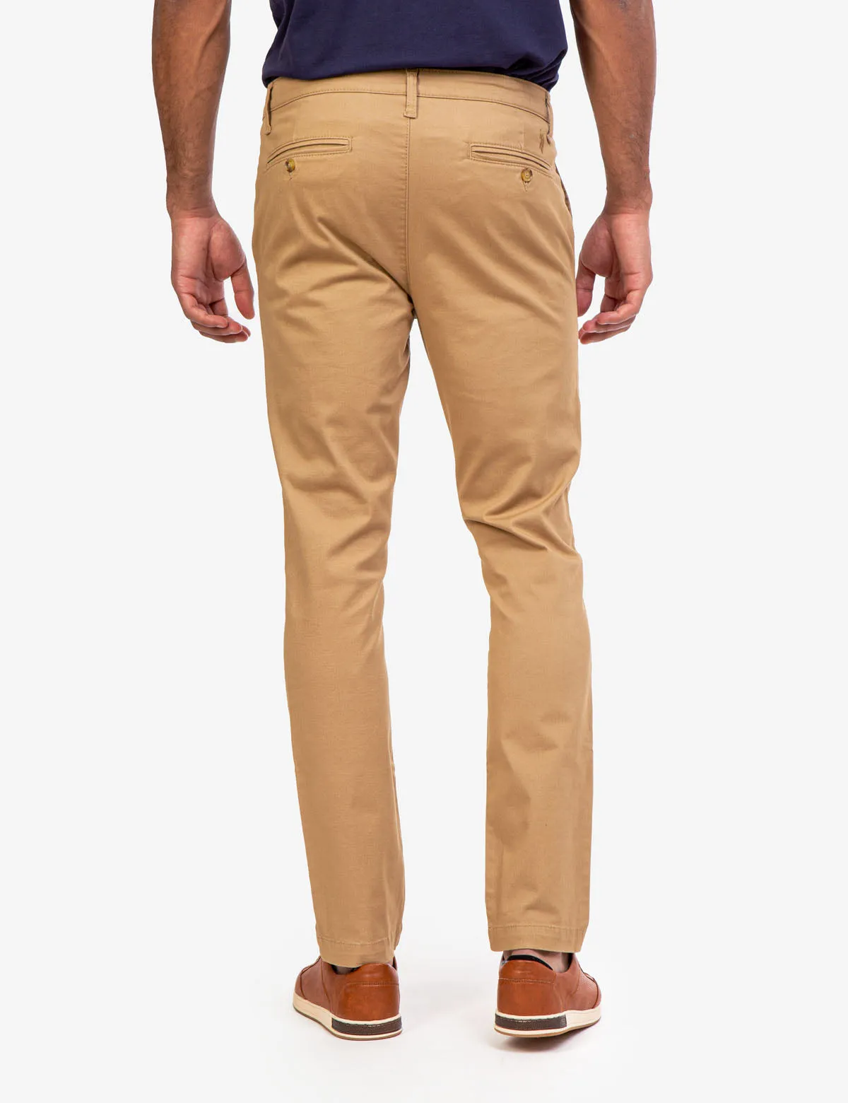 STRETCH SLIM CHINO PANTS