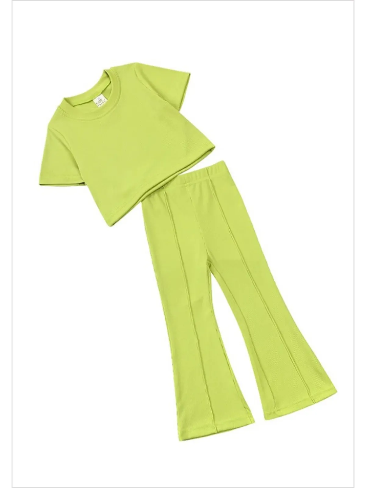 Summer Sorbet Top and Flare Pants Set