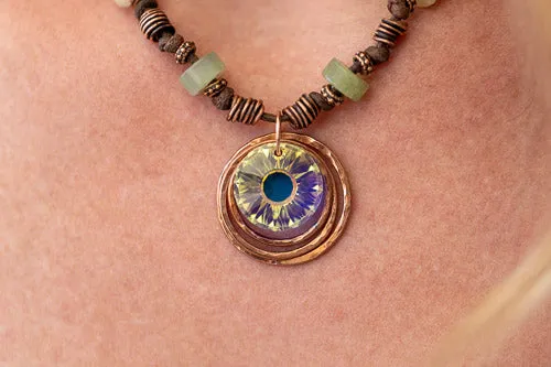 Sunlight Crystal Necklace | Handcrafted Jewelry