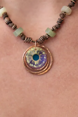 Sunlight Crystal Necklace | Handcrafted Jewelry