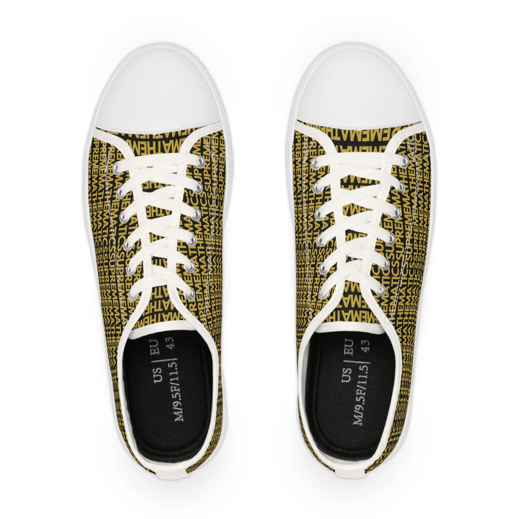SUPREMEMATHEMATICS LOW TOP SNEAKERS