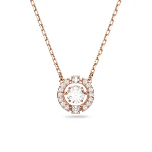 Swarovski Sparkling Dance White Rose Tone Necklace