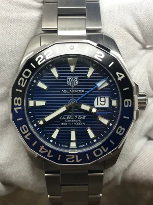TAG Heuer Aquaracer Batman  WAY201T Blue Dial Automatic Men's Watch