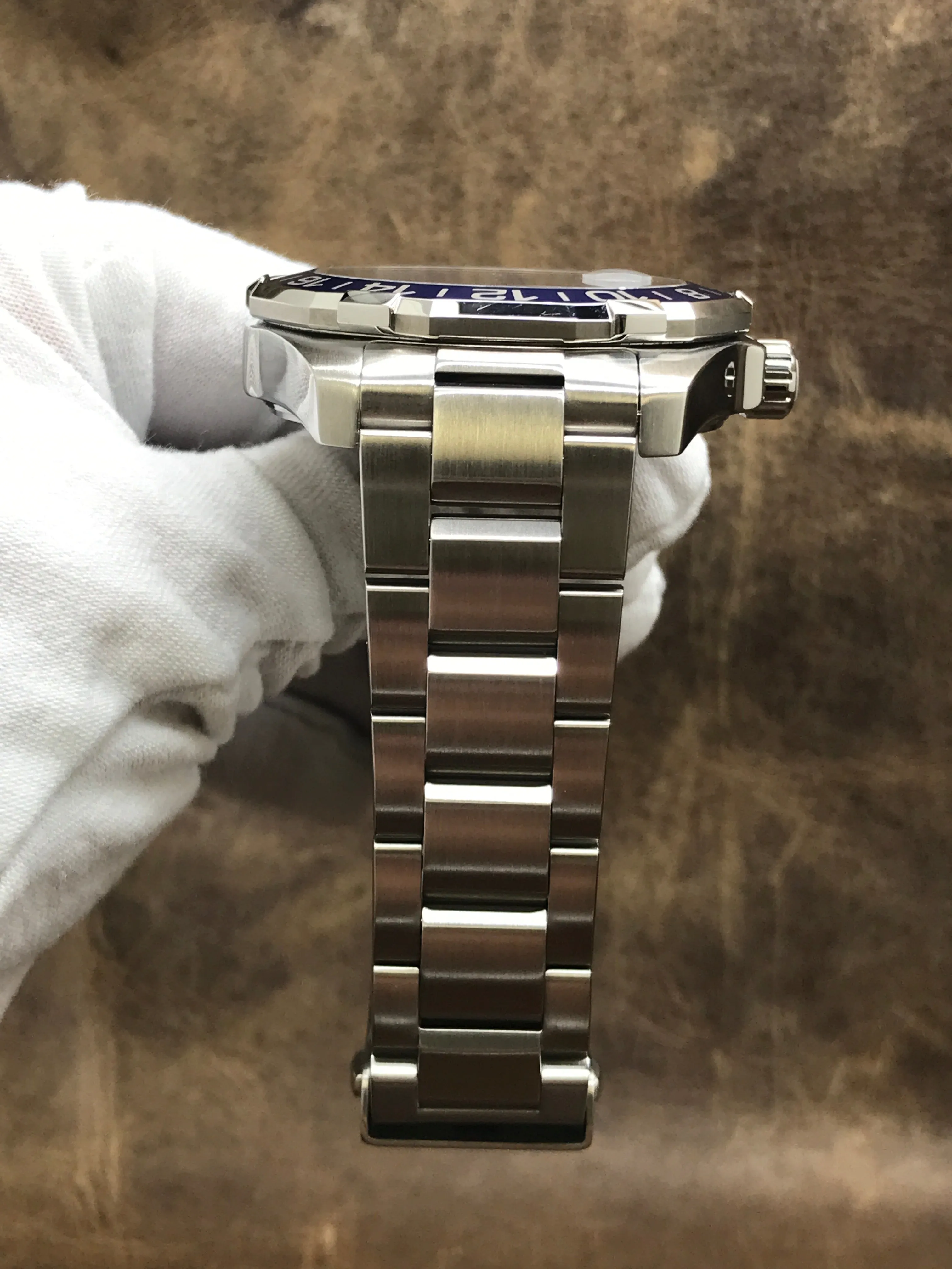 TAG Heuer Aquaracer Batman  WAY201T Blue Dial Automatic Men's Watch