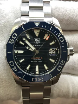 TAG Heuer Aquaracer WAY211C Blue Dial Automatic Men's Watch