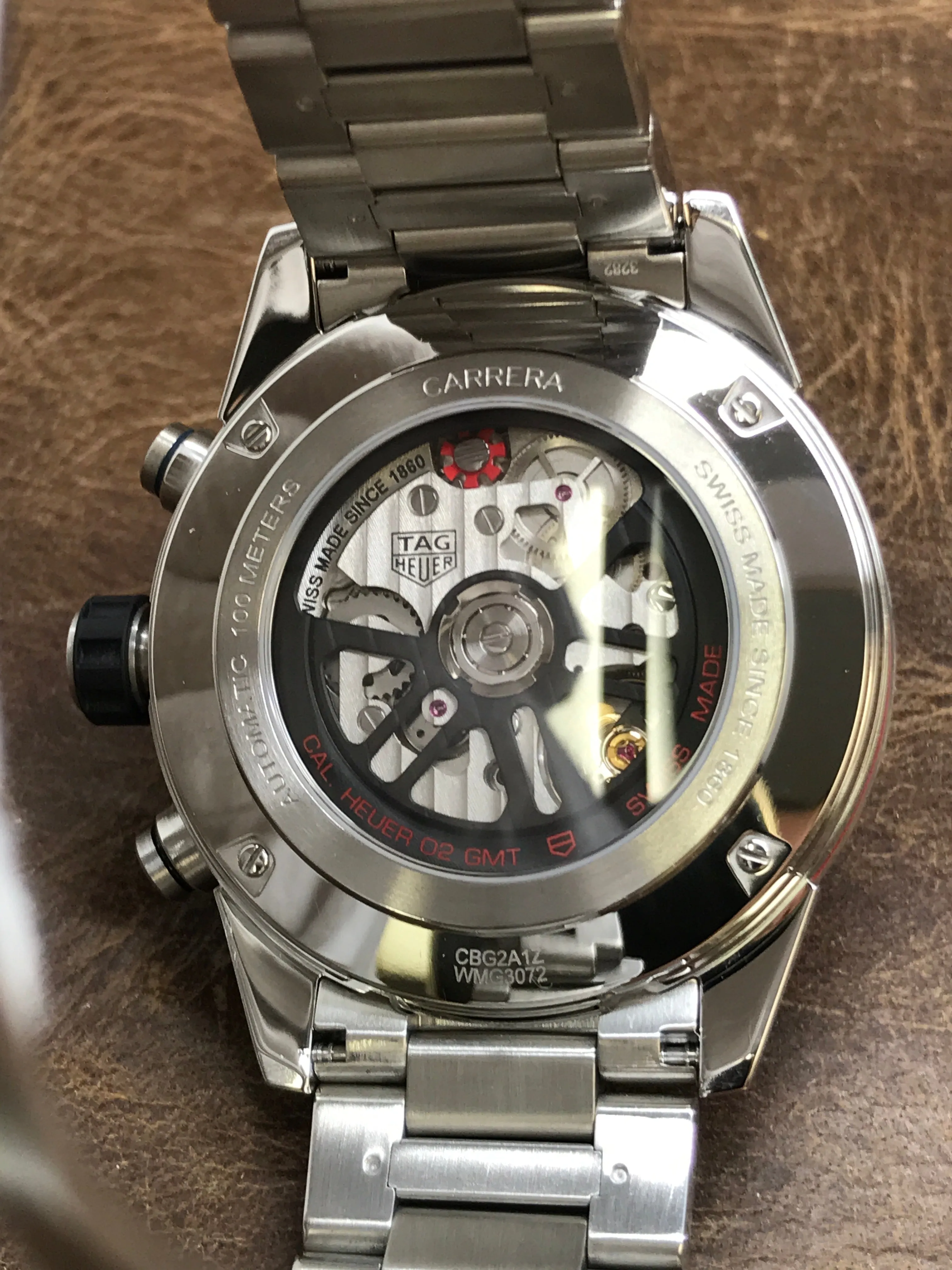 TAG Heuer Carrera Calibre 02 CBG2A1Z Skeletonized Dial Automatic Men's Watch