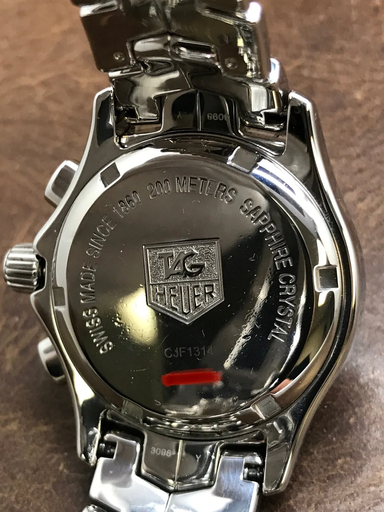 TAG Heuer Link Chronograph CJF1314 Mother of Pearl Dial Quartz Women's Watch