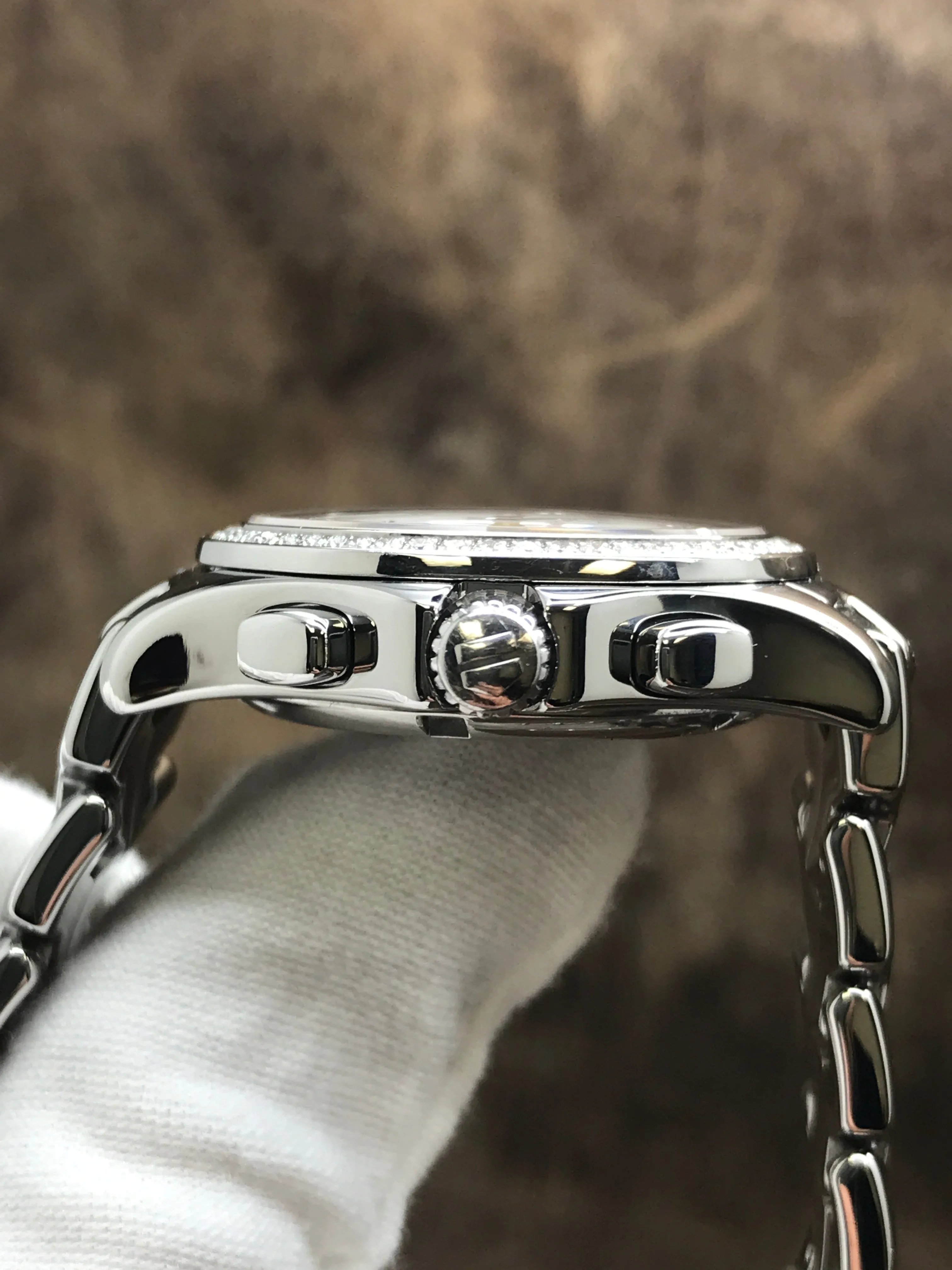 TAG Heuer Link Chronograph CJF1314 Mother of Pearl Dial Quartz Women's Watch