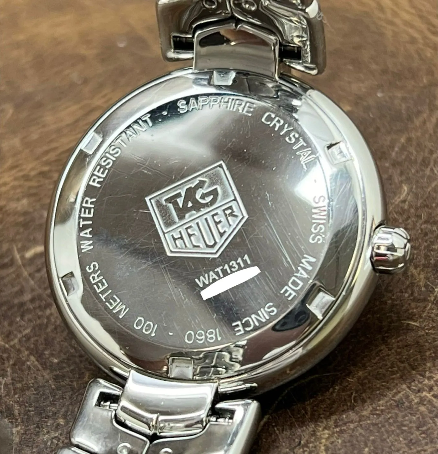 TAG Heuer Link WAT1311.BA0956 Silver Guilloche Dial Quartz Women's Watch