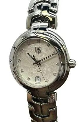 TAG Heuer Link WAT1311.BA0956 Silver Guilloche Dial Quartz Women's Watch