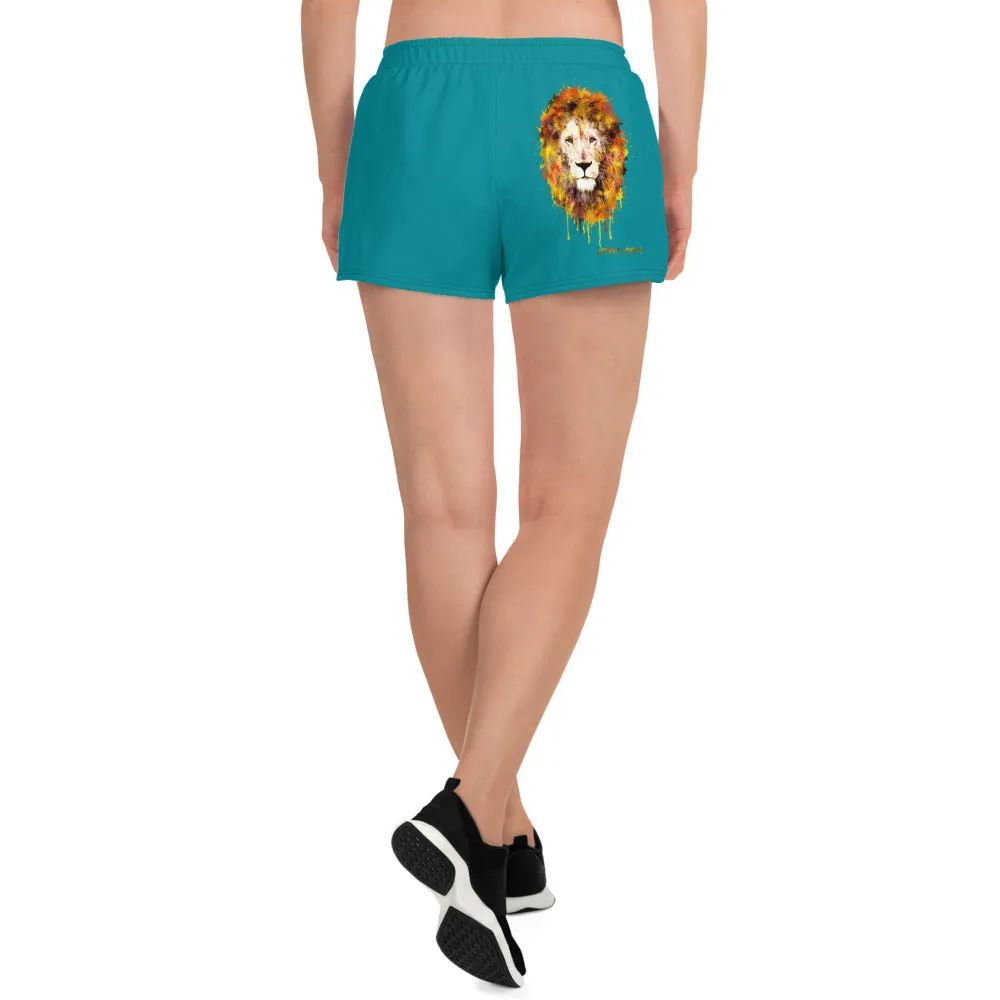 Teal Women's Athletic Shorts
